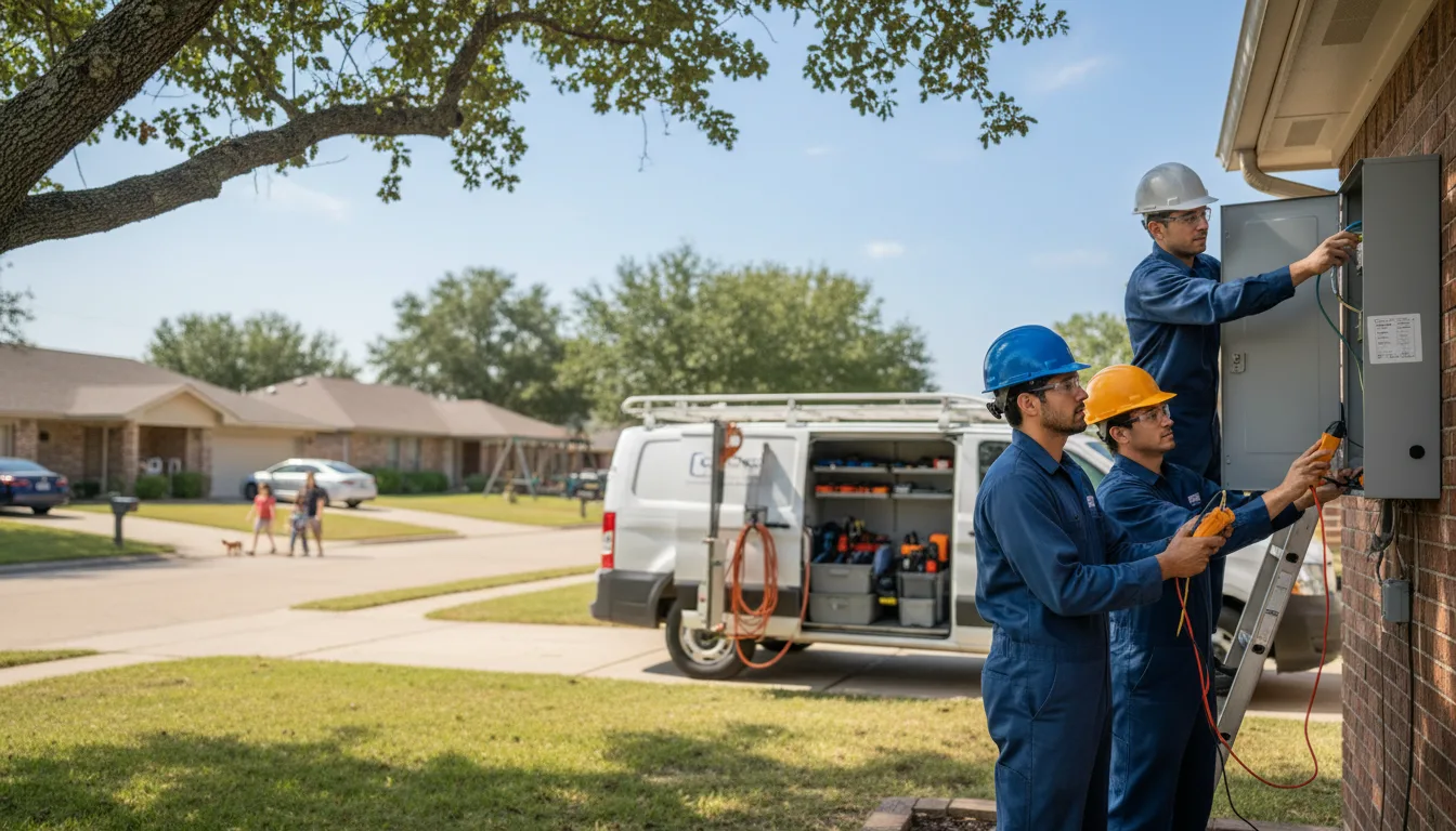 Certified electrician providing emergency electrical services in Luthersville, GA